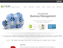 Tablet Screenshot of itemise.net